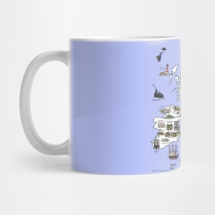 A Literary Map of the UK and Ireland Mug